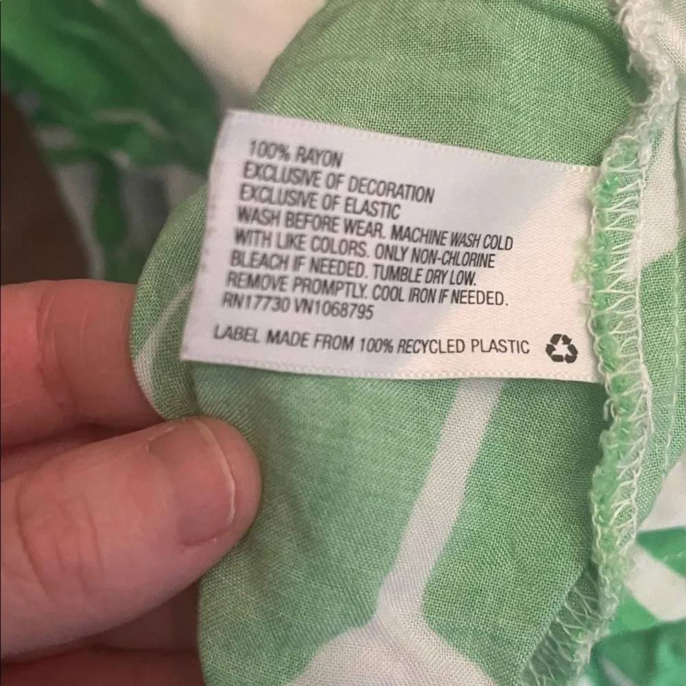 Lilly Pulitzer for Target Green White Kids Top - Picture 5 of 5
